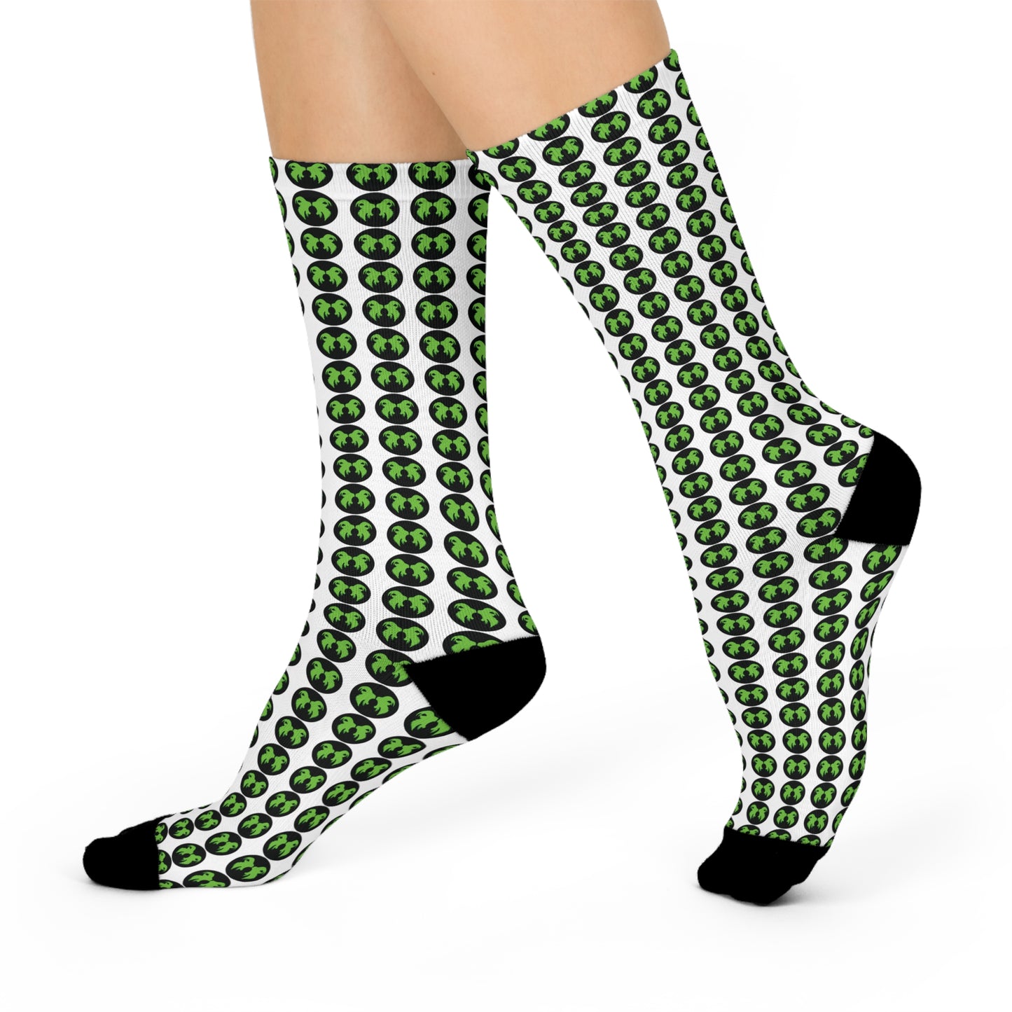 GOATSOCKS: Cushioned Crew Socks - BLKNG